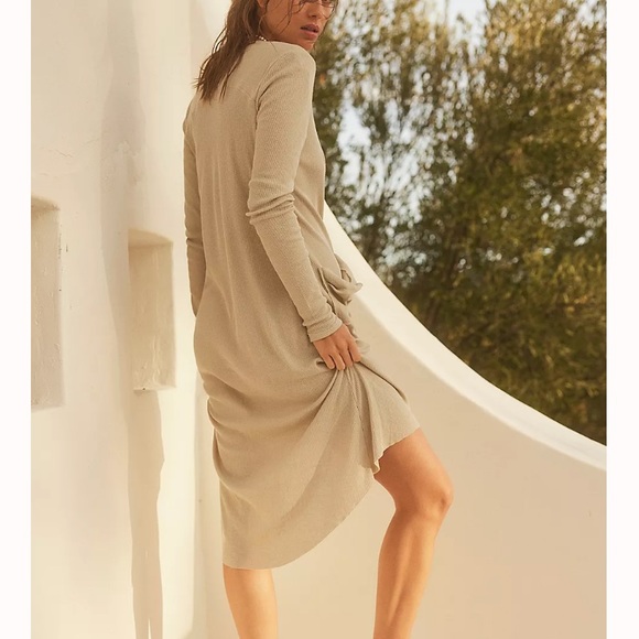 Free People Ribbed Maxi Cardigan - Picture 2 of 4